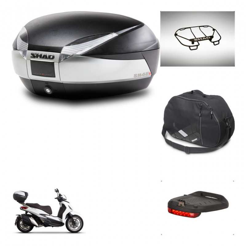 SHAD Baul trasero + accesorios herraje montaje SH48 TITANIUM PREMIUM KIT-243150
