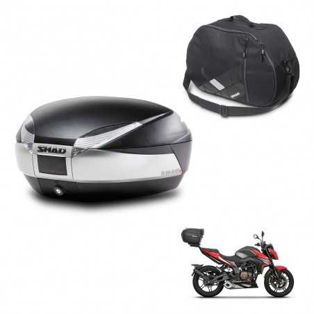SHAD Baul trasero + bolsa interna herraje montaje SH48 TITANIUM PREMIUM KIT-243161
