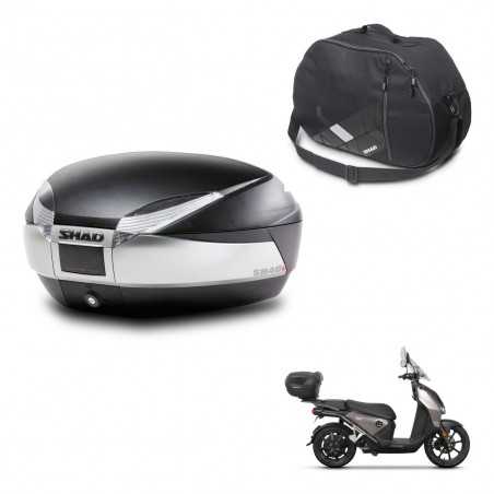 SHAD Baul trasero + bolsa interna herraje montaje SH48 TITANIUM PREMIUM KIT-243185