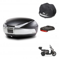 SHAD Baul trasero + accesorios herraje montaje SH48 TITANIUM PREMIUM KIT-243186