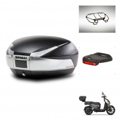 SHAD Baul trasero + accesorios herraje montaje SH48 TITANIUM PREMIUM KIT-243188