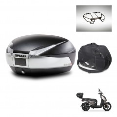 SHAD Baul trasero + accesorios herraje montaje SH48 TITANIUM PREMIUM KIT-243189
