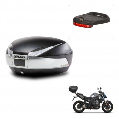 SHAD Rear trunk + brake light + mounting hardware SH48 TITANIUM PREMIUM KIT-243192