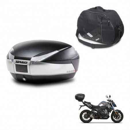 SHAD Baul trasero + bolsa interna herraje montaje SH48 TITANIUM PREMIUM KIT-243193