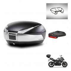 SHAD Baul trasero + accesorios herraje montaje SH48 TITANIUM PREMIUM KIT-243196