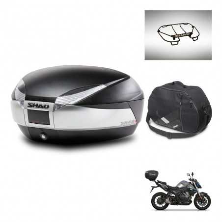 SHAD Baul trasero + accesorios herraje montaje SH48 TITANIUM PREMIUM KIT-243197