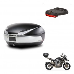 SHAD Rear trunk + brake light + mounting hardware SH48 TITANIUM PREMIUM KIT-243208