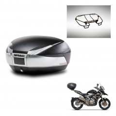 SHAD Rear trunk + upper rack rack + mounting hardware SH48 TITANIUM PREMIUM KIT-243211