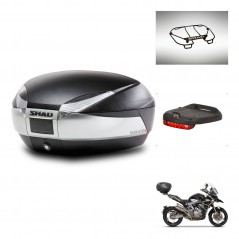SHAD Rear trunk + accessories + mounting hardware SH48 TITANIUM PREMIUM KIT-243212
