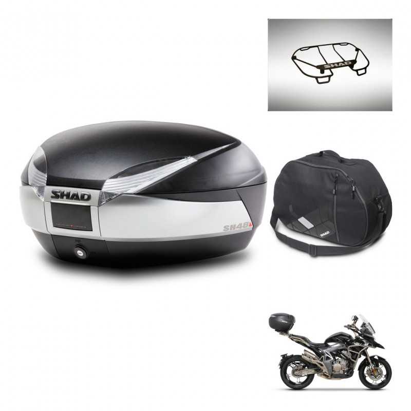 SHAD Baul trasero + accesorios herraje montaje SH48 TITANIUM PREMIUM KIT-243213