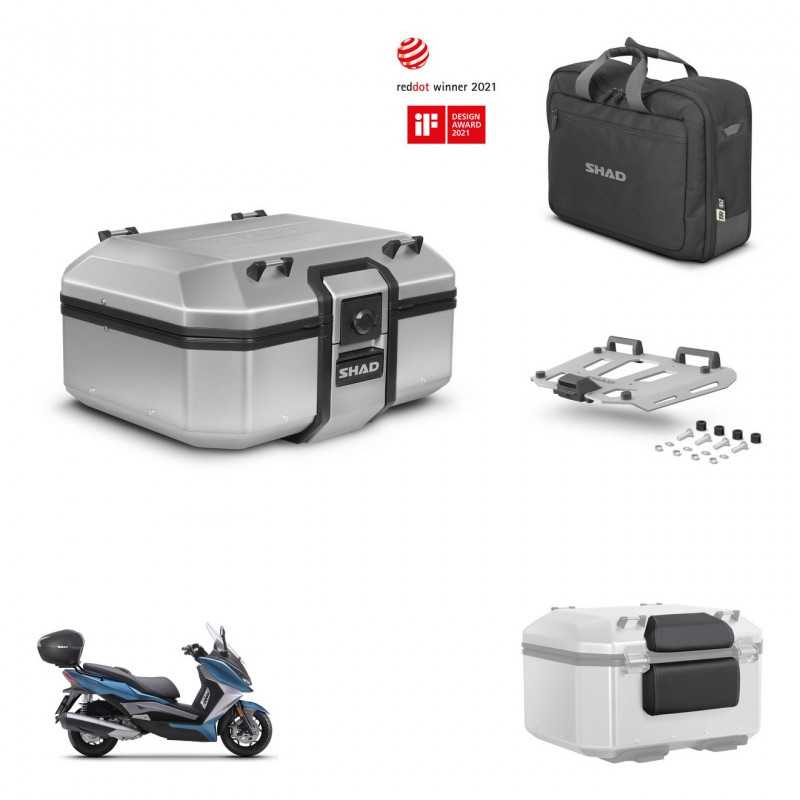 SHAD Baul trasero + accesorios parrilla herraje montaje TR37 TERRA KIT-244061