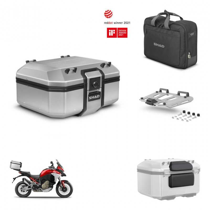 SHAD Baul trasero + accesorios parrilla herraje montaje TR37 TERRA KIT-244069