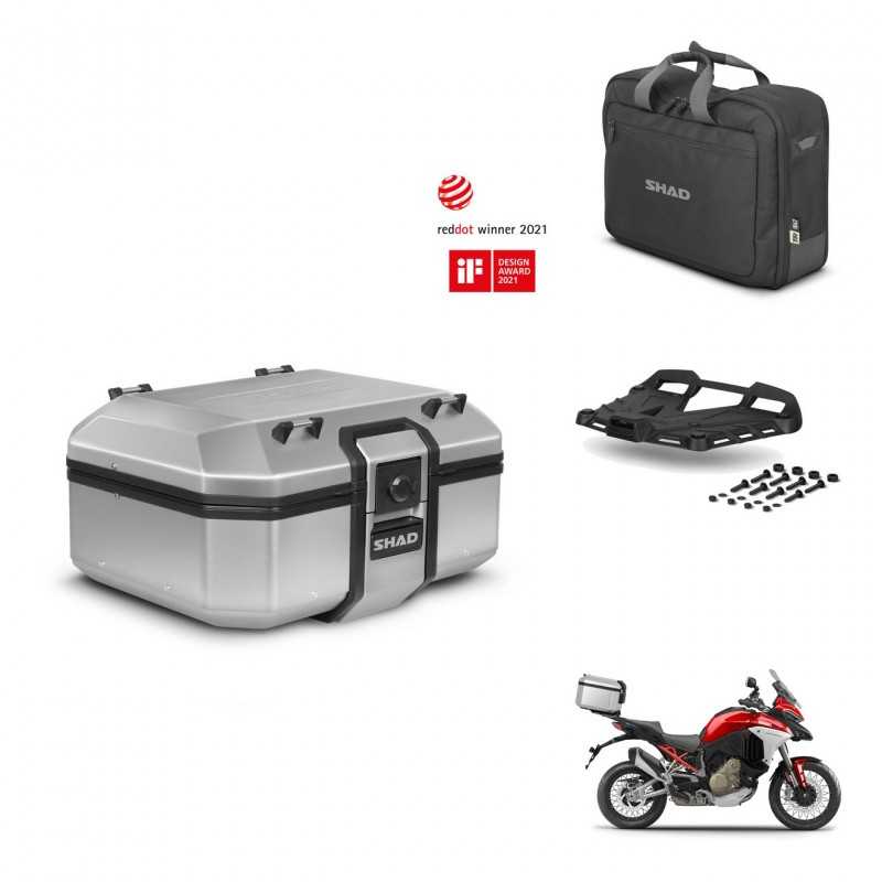 SHAD Baul trasero + bolsa interna parrilla herraje montaje TR37 TERRA KIT-244072