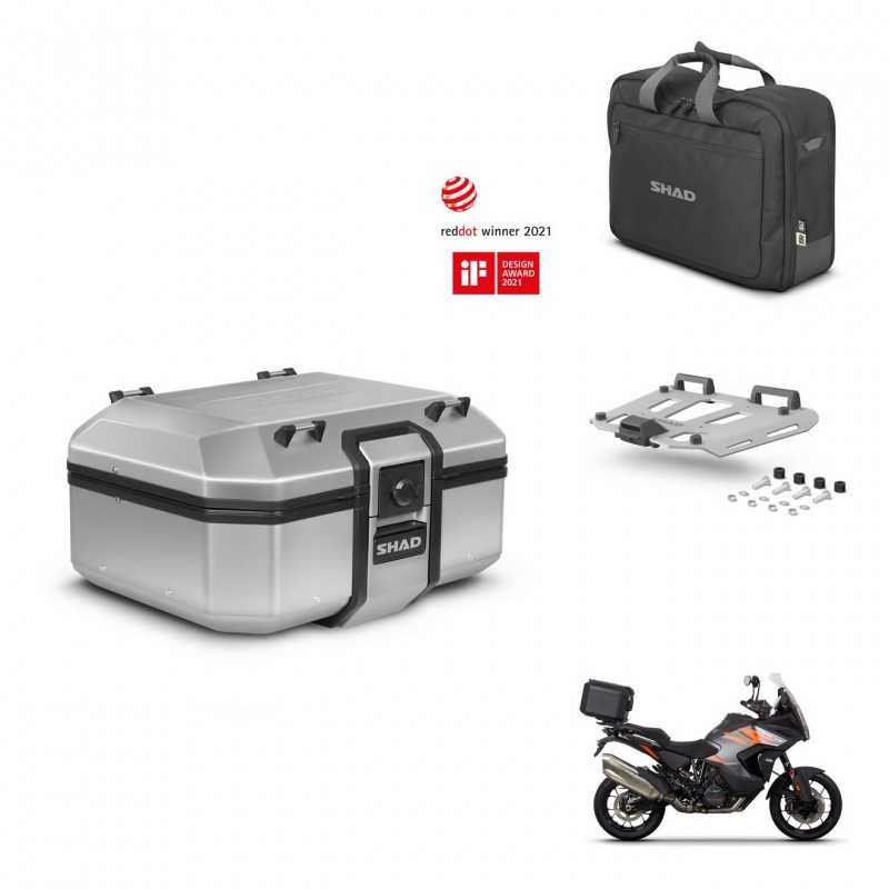 SHAD Baul trasero + bolsa interna parrilla herraje montaje TR37 TERRA KIT-244084