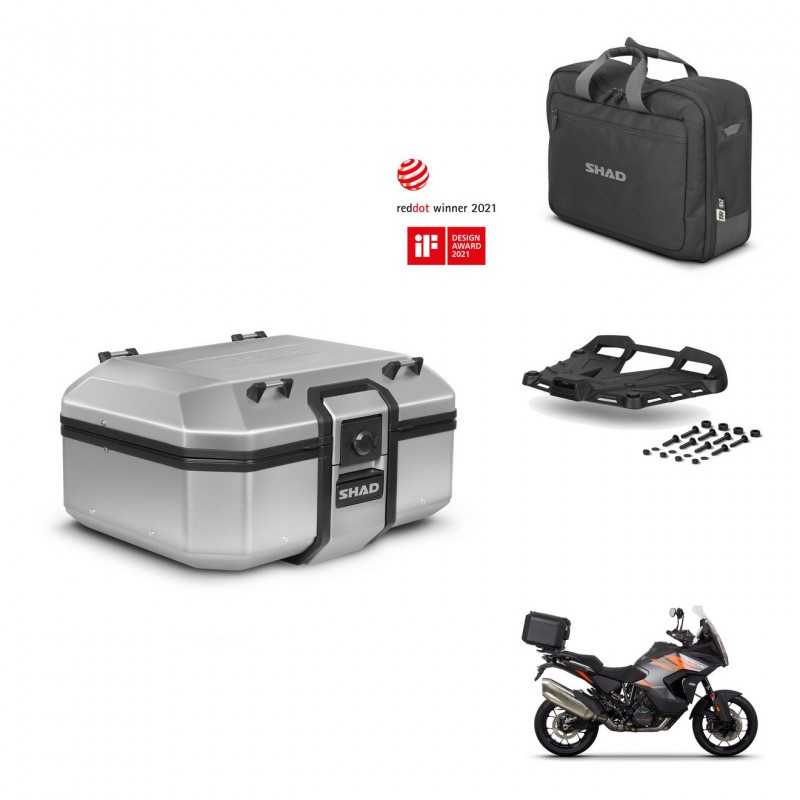 SHAD Rear trunk + internal bag + grill + mounting hardware TR37 TERRA KIT-244088