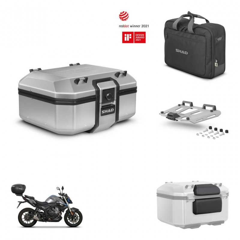 SHAD Baul trasero + accesorios parrilla herraje montaje TR37 TERRA KIT-244186