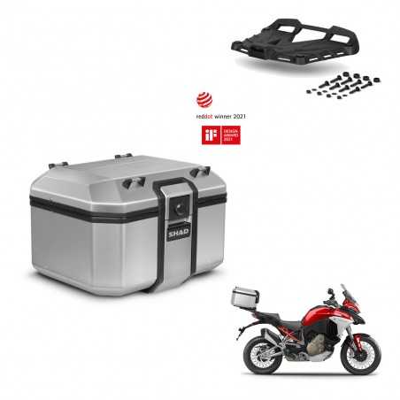 SHAD Baul trasero + parrilla herraje montaje TR48 TERRA KIT-245062