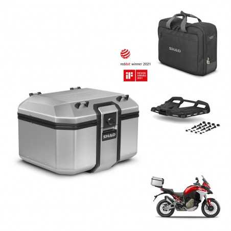 SHAD Baul trasero + bolsa interna parrilla herraje montaje TR48 TERRA KIT-245064