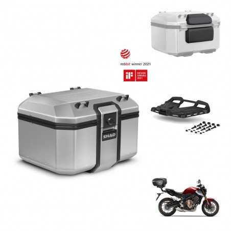 SHAD Baul trasero + respaldo de pasajero parrilla herraje montaje TR48 TERRA KIT-245071