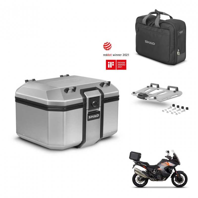 SHAD Baul trasero + bolsa interna parrilla herraje montaje TR48 TERRA KIT-245076
