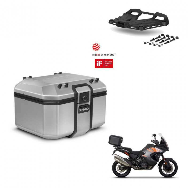 SHAD Baul trasero + parrilla herraje montaje TR48 TERRA KIT-245078