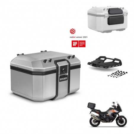 SHAD Baul trasero + respaldo de pasajero parrilla herraje montaje TR48 TERRA KIT-245079