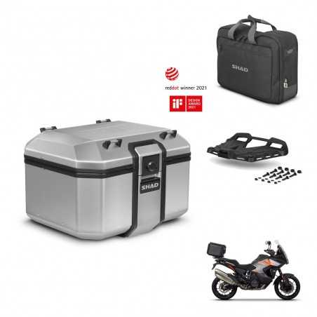 SHAD Baul trasero + bolsa interna parrilla herraje montaje TR48 TERRA KIT-245080