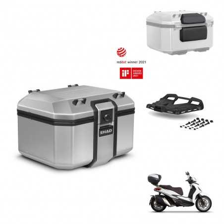 SHAD Baul trasero + respaldo de pasajero parrilla herraje montaje TR48 TERRA KIT-245087