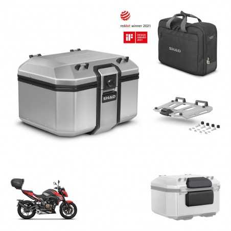 SHAD Baul trasero + accesorios parrilla herraje montaje TR48 TERRA KIT-245101