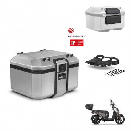 SHAD Baul trasero + respaldo de pasajero parrilla herraje montaje TR48 TERRA KIT-245172