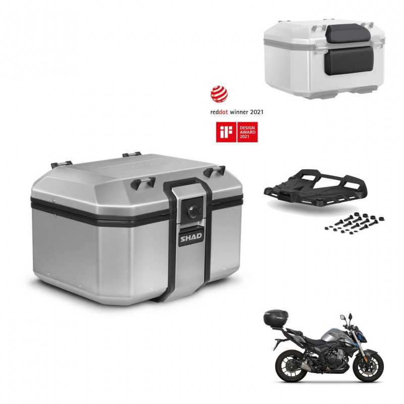 SHAD Rear trunk + passenger backrest + grill + mounting hardware TR48 TERRA KIT-245180