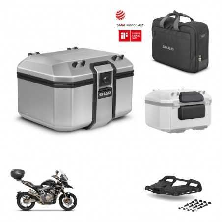 SHAD Baul trasero + accesorios parrilla herraje montaje TR48 TERRA KIT-245198