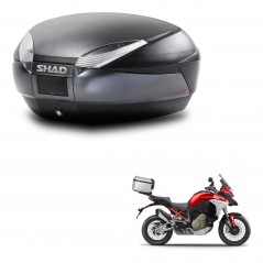 SHAD Baul trasero + herraje montaje SH48 DARK GREY PREMIUM KIT-245375