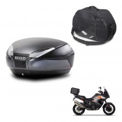 SHAD Rear trunk + internal bag + mounting hardware SH48 DARK GREY PREMIUM KIT-245393