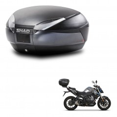 SHAD Baul trasero + herraje montaje SH48 DARK GREY PREMIUM KIT-245447