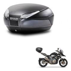 SHAD Baul trasero + herraje montaje SH48 DARK GREY PREMIUM KIT-245463