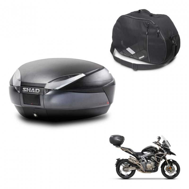 SHAD Rear trunk + internal bag + mounting hardware SH48 DARK GREY PREMIUM KIT-245465