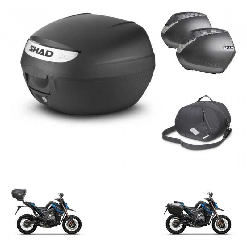 SHAD Maletas laterales + baul trasero bolsa interna herraje 3p montaje SH26 SH 26 2011 SH36 36 KIT-245799