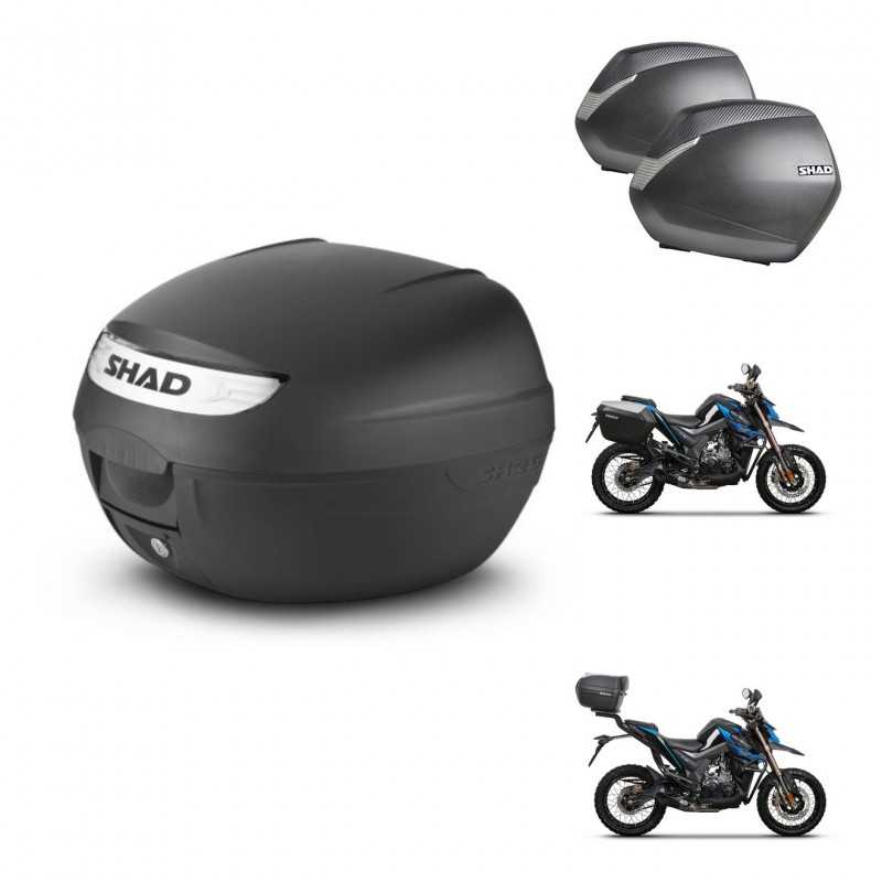 SHAD Maletas laterales + baul trasero herraje 3p montaje SH26 SH 26 2011 SH36 36 KIT-245800