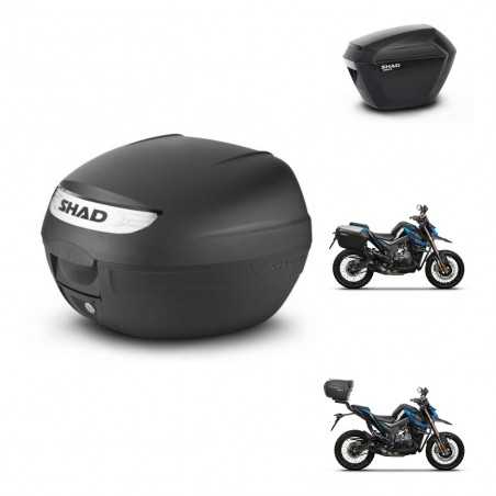 SHAD Maletas laterales + baul trasero herraje 3p montaje SH26 SH 26 2011 SH23 KIT-245801