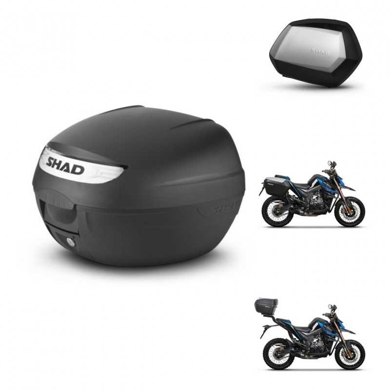 SHAD Maletas laterales + baul trasero herraje 3p montaje SH26 SH 26 2011 SC SH35 PREMIUM KIT-245806