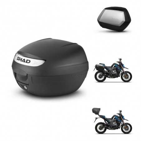 SHAD Side cases + rear trunk + 3p hardware + mounting hardware SH26 SH 26 2011 SC SH35 PREMIUM KIT-245806