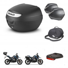 SHAD Maletas laterales + baul trasero accesorios herraje 3p montaje SH26 SH 26 2011 SH36 36 KIT-245808