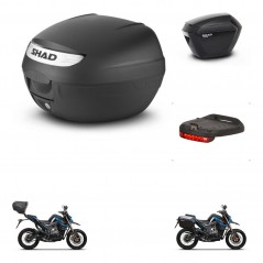 SHAD Maletas laterales + baul trasero luz de freno herraje 3p montaje SH26 SH 26 2011 SH23 KIT-245810