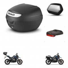 SHAD Side cases + rear trunk + brake light + 3p hardware + mounting hardware SH26 SH 26 2011 SC SH35 PREMIUM KIT-245815