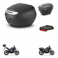 SHAD Side cases + rear trunk + brake light + 3p hardware + mounting hardware SH26 SH 26 2011 SH23 ALU KIT-245816