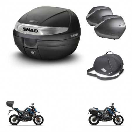 SHAD Side cases + rear trunk + inner bag + 3p hardware + mounting hardware SH29 SH 29 SH36 SH 36 KIT-245961