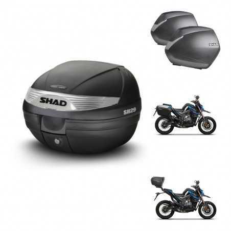 SHAD Maletas laterales + baul trasero herraje 3p montaje SH29 SH 29 SH36 36 KIT-245962