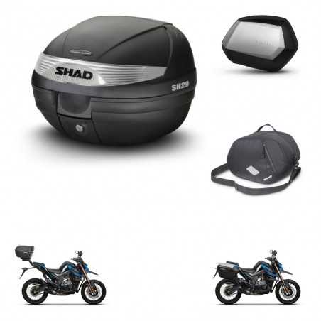 SHAD Maletas laterales + baul trasero bolsa interna herraje 3p montaje SH29 SH 29 SC SH35 PREMIUM KIT-245967