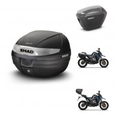SHAD Maletas laterales + baul trasero herraje 3p montaje SH29 SH 29 SH23 ALU KIT-245969